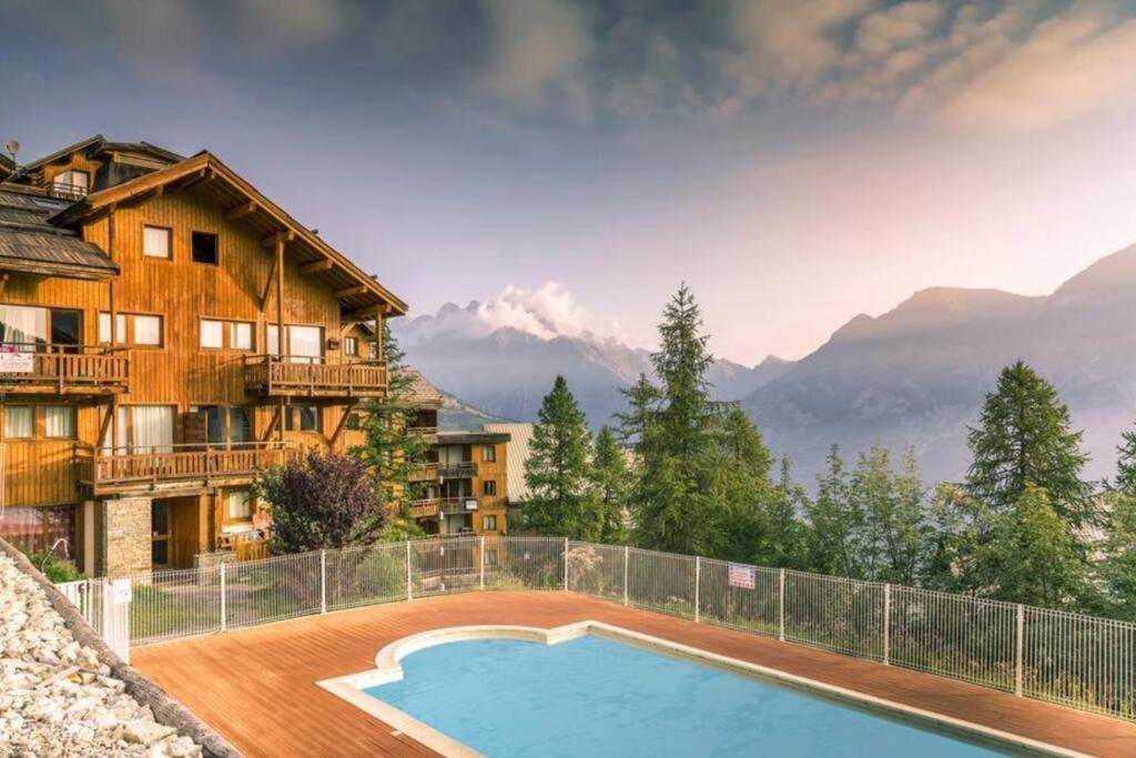 Chalet 4 Pers. Piscine Et Literie Toute Neuve. Puy-Saint-Vincent Εξωτερικό φωτογραφία